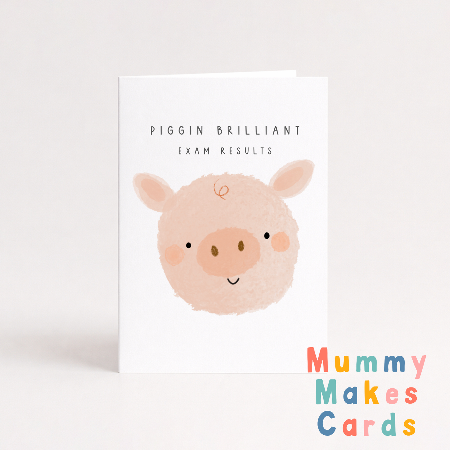Piggin Brilliant Exam Results - Congratulations Card