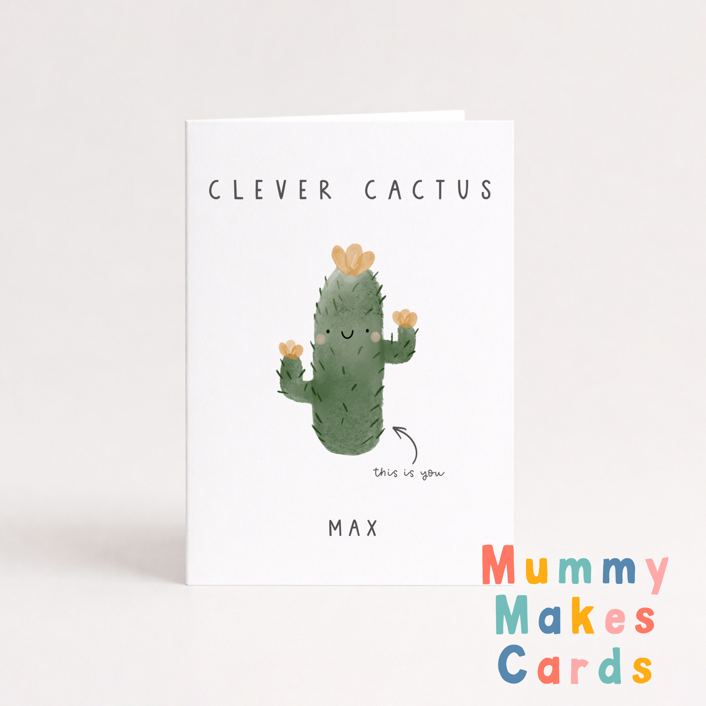 Clever Cactus - Congratulations Card