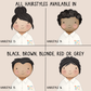 Personalised Family Christmas PJs card - Dark Check Design