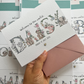 New Baby Watercolour Animal Card - Fully Personalised