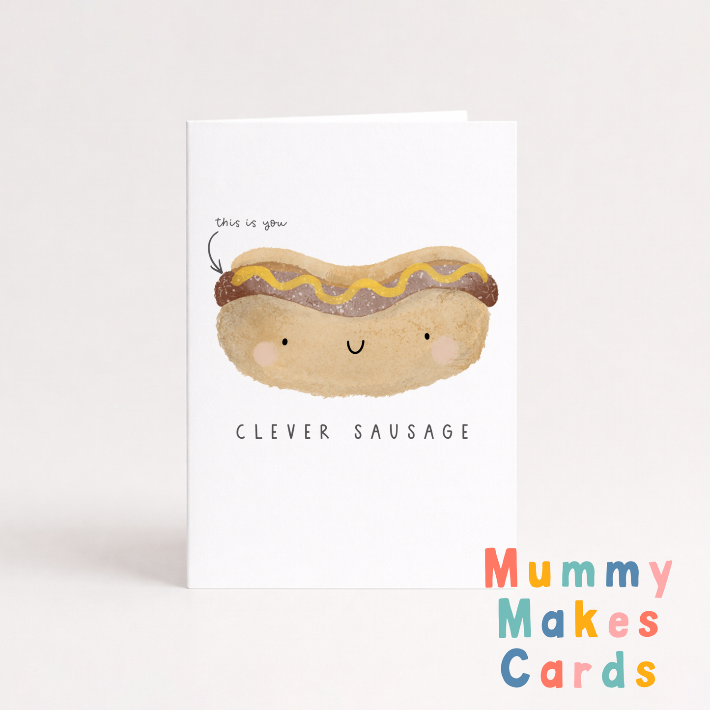 Clever Sausage - Congratulations Card