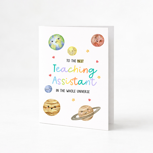 The Best Teaching Assistant In the Universe Card