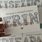 Christmas Bunnies Personalised Card
