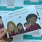 Personalised Family Christmas PJs card - Dark Check Design