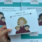 Personalised Family Christmas PJs card - Dark Check Design