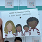 Personalised Family Christmas PJs card - White and Red Striped Design